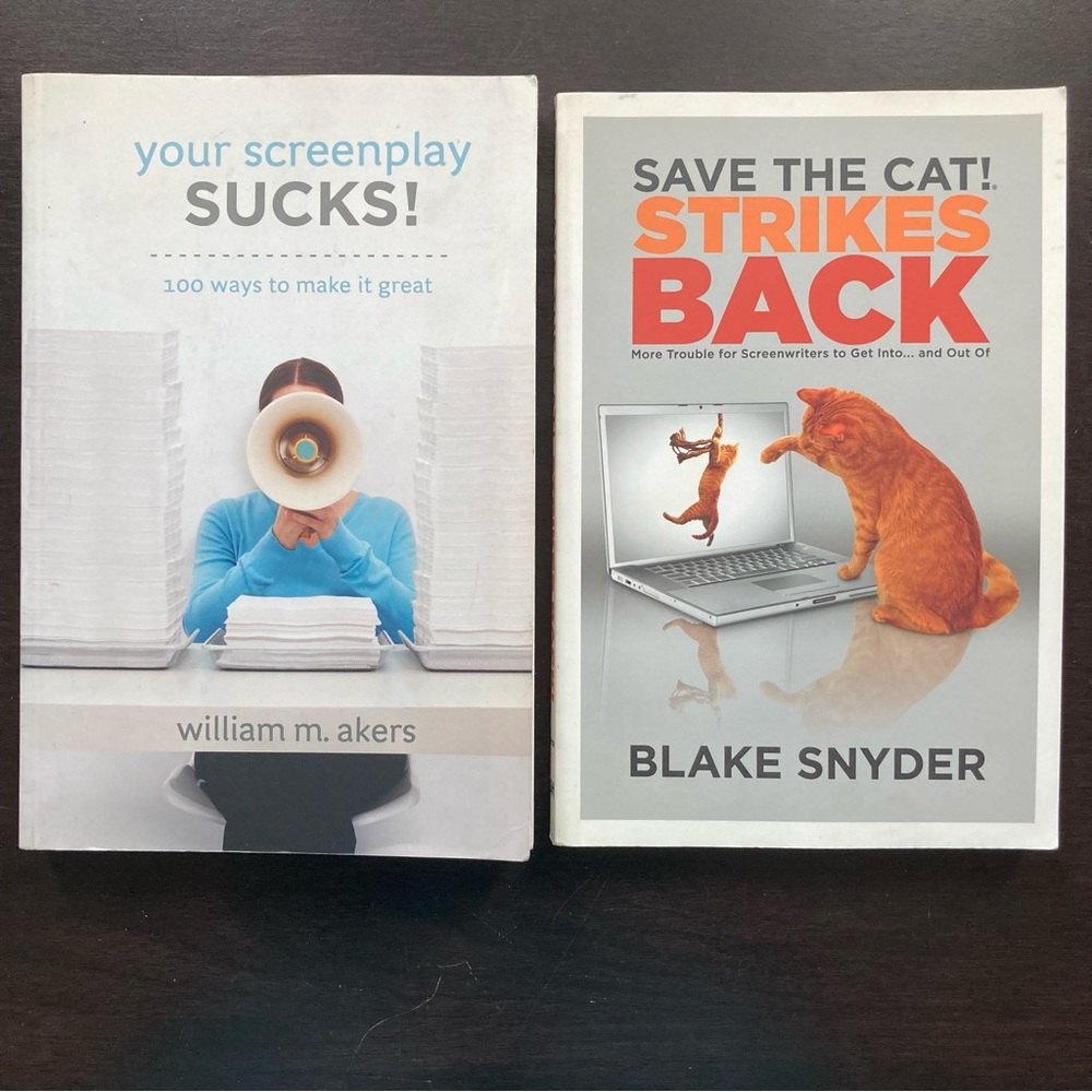 2 screenwriting handbooks ✍🏻
